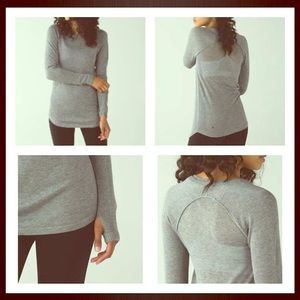 Lululemon Coastal Long Sleeve Heather Gray